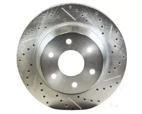 Baer Brakes Rotor Replacement Rear 14 Inch 1.180 Inch Thick Slot Drill W/Zinc Drivers Side