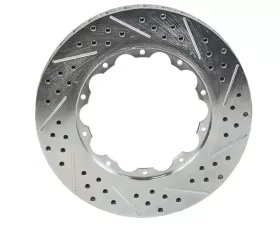 Baer Brakes Rotor Ring Replacement 11 Inch Slot Drill W/Zinc Drivers Side