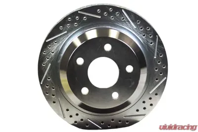 Baer Brakes Rear Rotor Replacement 12 Inch Slot Drill W/Zinc Passenger Side - 6920150
