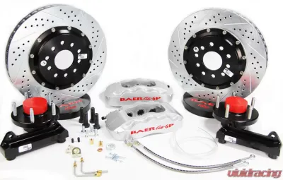 Baer Brakes Rotor Replacement 13 Inch .810 Inch Thick Slot Drill W/Zinc Passengers Side - 6920922