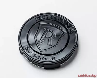 Rohana Metal/Flat RF Center Cap - Gloss Black - RF-CENTERCAP-GLOSSBLACK