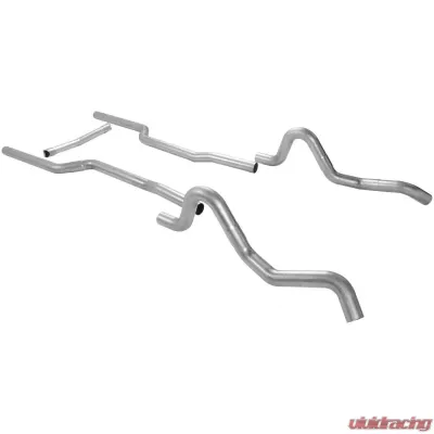 Flowmaster Header-back System - 3.00 in. Dual Side Exit - Pipes Only No Mufflers - 1041