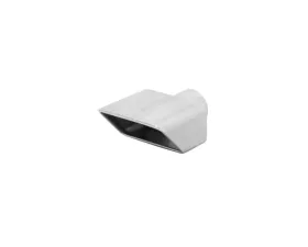 Flowmaster Exhaust Tip - 3.0 x 5.5 Polished Angle Rolled Edge Fits 2.5 in. Tubing Chevrolet Corvette 1970-1973