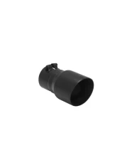 Flowmaster Exhaust Tip - 4 in. Angle Cut Black Ceramic Coating Fits 3 in. Tubing                                     - 15377B - Image 2