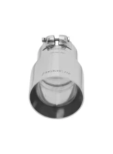 Flowmaster Exhaust Tip - 4.00 in. Angle Cut Polished SS Fits 3.00 in. Tubing - Clamp on                                     - 15377 - Image 3