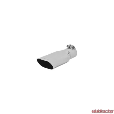 Flowmaster Exhaust Tip - 4.25 x 2.25 in. Oval Polished SS Fits 2.50 in. Tubing - Clamp on Chevrolet Chevelle 1968-1972 - 15385