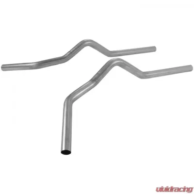 Flowmaster Prebent Tailpipes - 2.50 in. Side Exit - Pair Chevrolet - 15803
