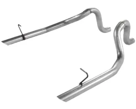 Flowmaster Prebent Tailpipes - 2.50 in. Rear Exit - Pair Ford 5.0L V8