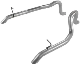 Flowmaster Prebent Tailpipes - 2.50 in. Rear Exit - Pair Ford 5.0L V8