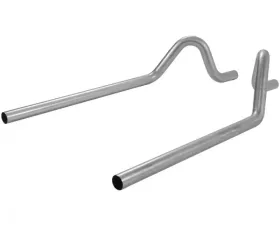 Flowmaster Prebent Tailpipes - 2.50 in. Rear Exit - Pair Chevrolet Bel Air 1955-1957