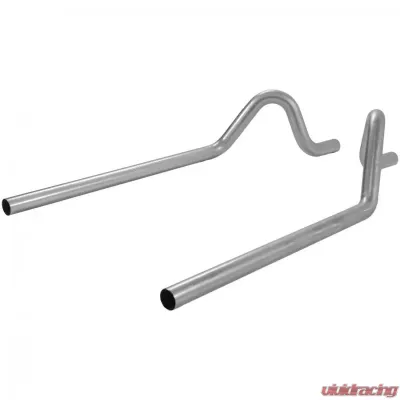 Flowmaster Prebent Tailpipes - 2.50 in. Rear Exit - Pair Chevrolet Bel Air 1955-1957 - 15816