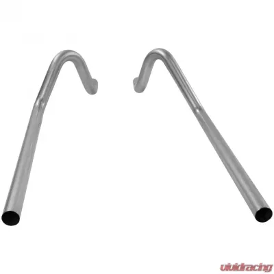 Flowmaster Prebent Tailpipes - 2.50 in. Rear Exit - Pair Chevrolet Bel Air 1955-1957 - 15816