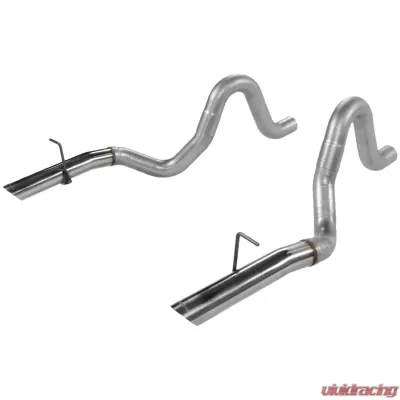 Flowmaster Prebent Tailpipes - 3.00 in. Rear Exit w/stainless tips - Pair Ford 5.0L V8 - 15820