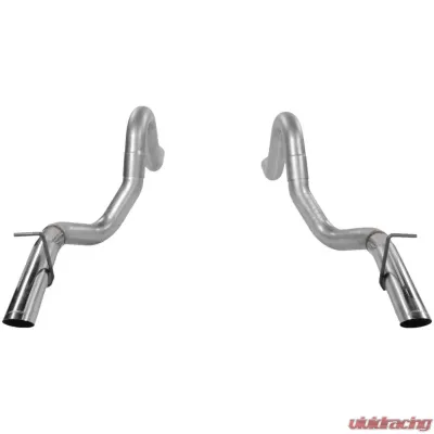 Flowmaster Prebent Tailpipes - 3.00 in. Rear Exit w/stainless tips - Pair Ford 5.0L V8 - 15820