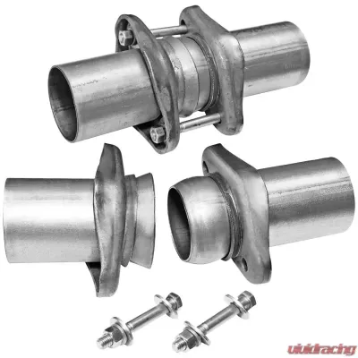 Flowmaster Header Collector Ball Flange Kit- 2.50 in. to 2.50 in. - Pair - requires welding - 15938
