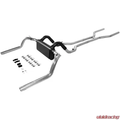 Flowmaster Header-back System - Dual Rear Exit - American Thunder - Moderate Sound - 17104