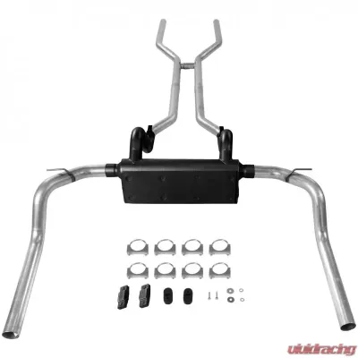 Flowmaster Header-back System - Dual Rear Exit - American Thunder - Moderate Sound - 17104