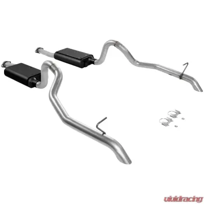 Flowmaster Catback System - Dual Rear Exit - Force II - Moderate Sound Ford 5.0L V8 - 17106