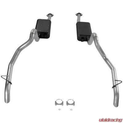 Flowmaster Catback System - Dual Rear Exit - Force II - Moderate Sound Ford 5.0L V8 - 17106