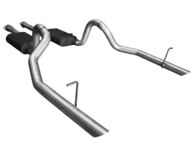Flowmaster Catback System - Dual Rear Exit - American Thunder - Aggressive Sound Ford Mustang 1994-1997