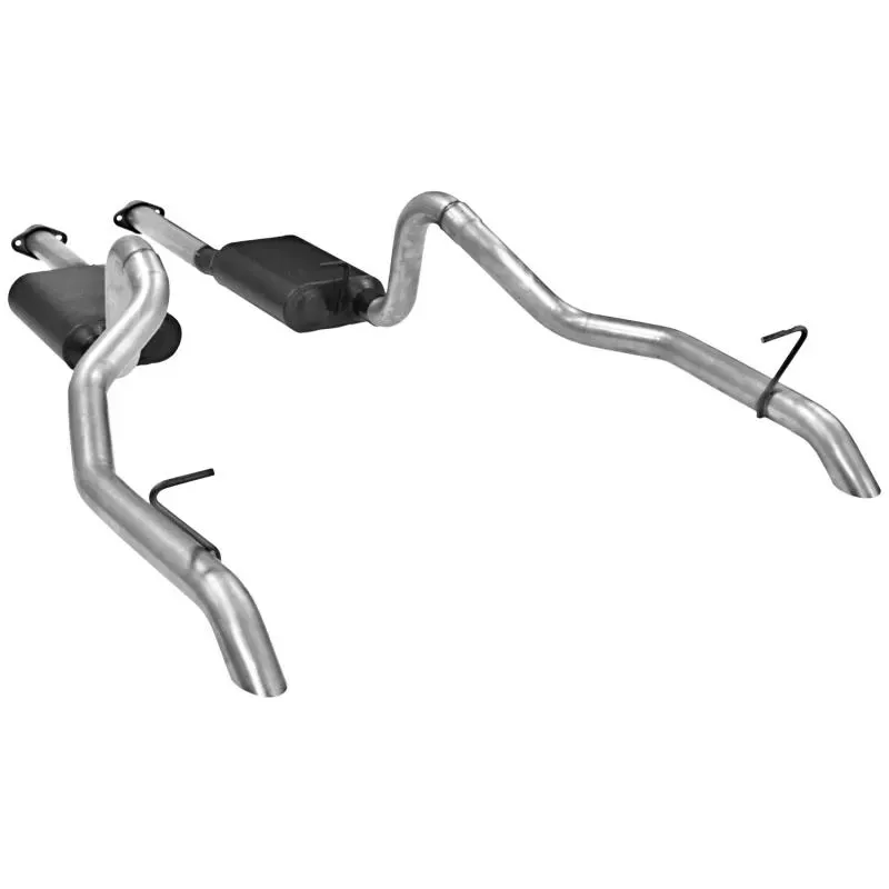 Flowmaster Catback System - Dual Rear Exit - American Thunder - Aggressive Sound Ford 5.0L V8 - 17116