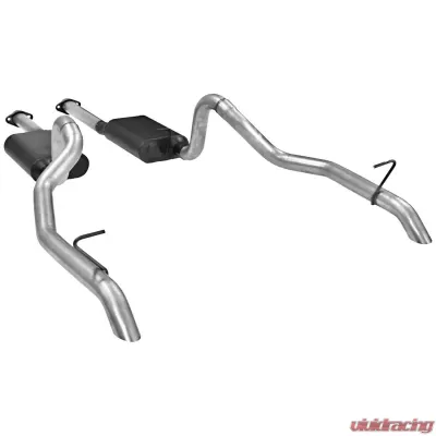 Flowmaster Catback System - Dual Rear Exit - American Thunder - Aggressive Sound Ford 5.0L V8 - 17116