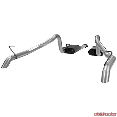 Flowmaster Catback System - Dual Rear Exit - American Thunder - Aggressive Sound Ford 5.0L V8 - 17116