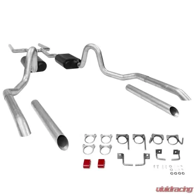 Flowmaster Header-back System - Dual Rear Exit - American Thunder - Moderate/Aggressive - 17119