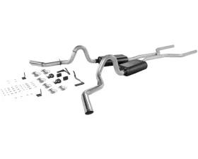 Flowmaster Header-back System - Dual Side Exit - American Thunder - Moderate/Aggressive Chevrolet El Camino 1964-1972