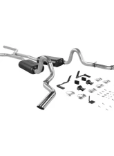 Flowmaster Header-back System - Dual Side Exit - American Thunder - Moderate/Aggressive Chevrolet El Camino 1964-1972                                     - 17120 - Image 2