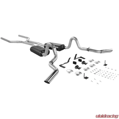 Flowmaster Header-back System - Dual Side Exit - American Thunder - Moderate/Aggressive Chevrolet El Camino 1964-1972 - 17120