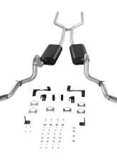 Flowmaster Header-back System - Dual Side Exit - American Thunder - Moderate/Aggressive Chevrolet El Camino 1964-1972                                     - 17120 - Image 3