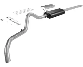 Flowmaster Catback System - Single Side Exit - Force II - Mild Sound Ford F-150 1987-1996