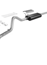 Flowmaster Catback System - Single Side Exit - Force II - Mild Sound Ford F-150 1987-1996                                     - 17135 - Image 4