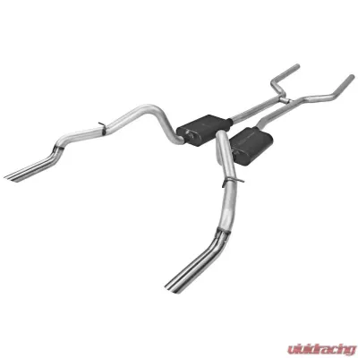 Flowmaster Header-back System - Dual Rear Exit - American Thunder - Moderate/Aggressive - 17139
