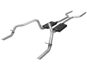 Flowmaster Header-back System - Dual Rear Exit - American Thunder - Moderate/Aggressive