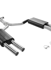 Flowmaster Catback System - Dual Rear Exit - Force II - Mild Sound Chevrolet Corvette 1986-1990 5.7L V8                                     - 17153 - Image 2