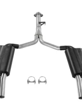 Flowmaster Catback System - Dual Rear Exit - Force II - Mild Sound Chevrolet Corvette 1986-1990 5.7L V8                                     - 17153 - Image 3