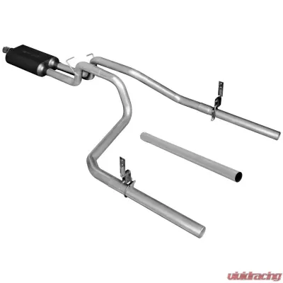 Flowmaster Catback System - Dual Rear Exit - American Thunder - Moderate Sound Dodge Ram 1500 1994-2001 - 17171