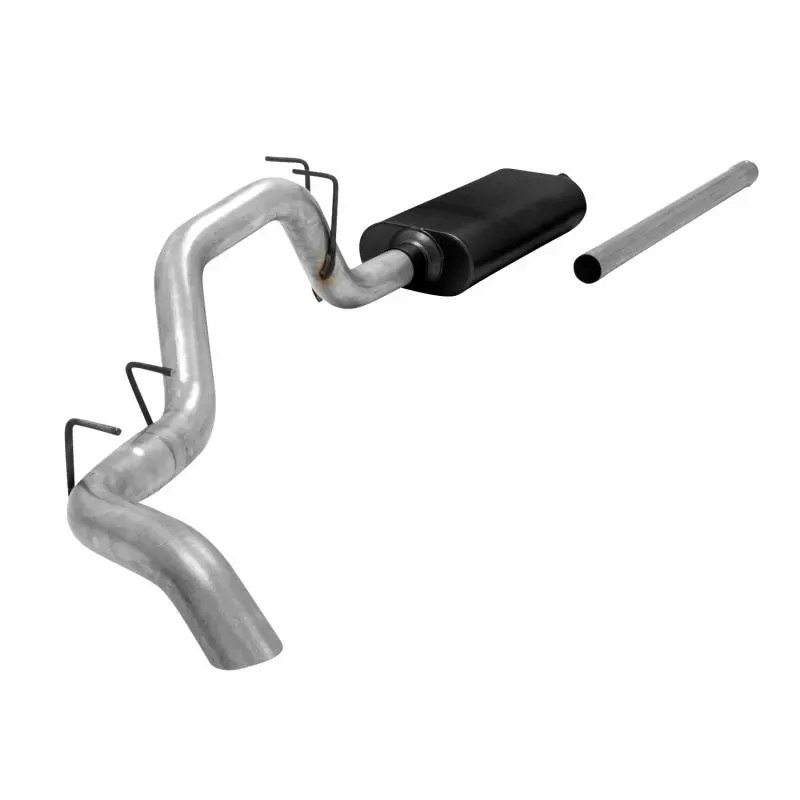 Flowmaster Catback System - Single Side Exit - Force II - Moderate Sound Dodge 1998-2001 5.9L V8 - 17178