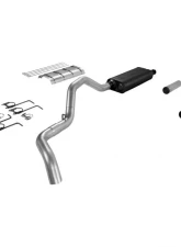 Flowmaster Catback System - Single Side Exit - Force II - Mild Sound Ford 1987-1993 7.5L V8                                     - 17198 - Image 4