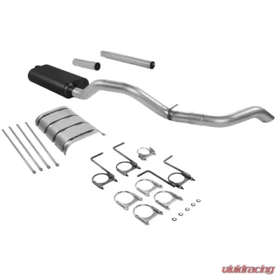 Flowmaster Catback System - Single Side Exit - Force II - Mild Sound Ford 1987-1993 7.5L V8 - 17198