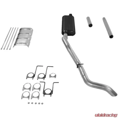 Flowmaster Catback System - Single Side Exit - Force II - Mild Sound Ford 1987-1993 7.5L V8 - 17198