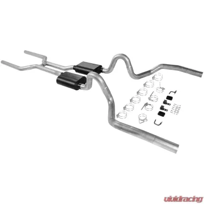 Flowmaster Header-back System - Dual Rear Exit - American Thunder - Aggressive Sound - 17200