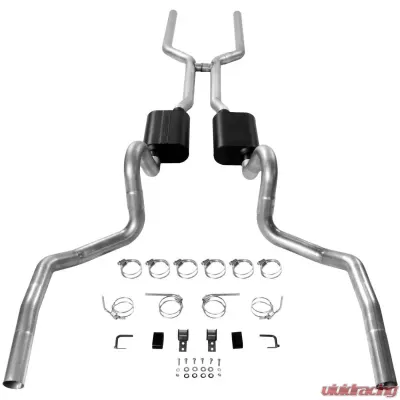 Flowmaster Header-back System - Dual Rear Exit - American Thunder - Aggressive Sound - 17200