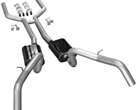Flowmaster Header-back System - Dual Rear Exit - American Thunder - Aggressive Sound