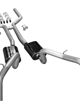 Flowmaster Header-back System - Dual Rear Exit - American Thunder - Aggressive Sound                                     - 17201 - Image 2