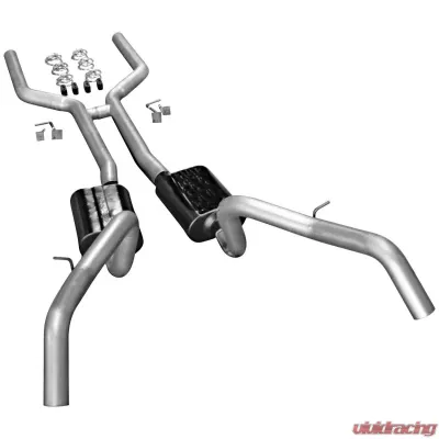 Flowmaster Header-back System - Dual Rear Exit - American Thunder - Aggressive Sound - 17201