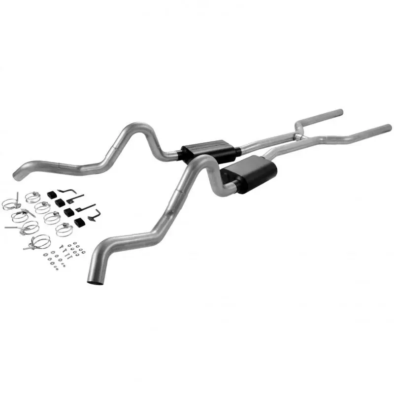 Flowmaster Header-back System - Dual Side Exit - American Thunder - Aggressive Sound Chevrolet - 17202