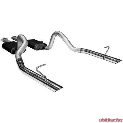 Flowmaster Catback System - Dual Rear Exit - American Thunder - Aggressive Sound Ford 5.0L V8 - 17213